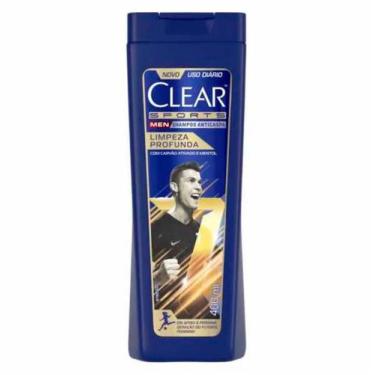 Imagem de Shampoo Clear Men Anticaspa Limpeza Profunda 400 Ml