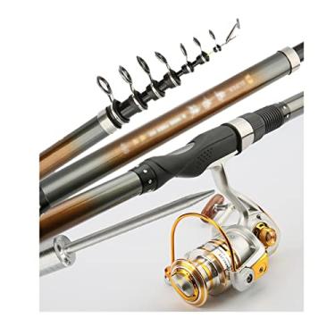 Imagem de Varas de pesca carbono super rígido ultra leve máquina vara de pesca grande anel de guia haste de rocha junta curta vara de pesca telescópica (cor: vara de pesca de mastro + barco de pesca de 13 eixos, tamanho: 3,6 m)