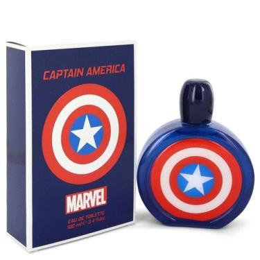 Imagem de Perfume Masculino Captain America Marvel 100 Ml Eau De Toilette