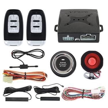 Imagem de EASYGUARD EC003 Smart Key PKE Sistema de alarme de carro de entrada passiva sem chave, botão de arranque remoto do motor e liberação do porta-malas DC12V