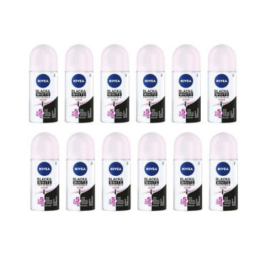 Imagem de Desodorante Roll-On Nivea 50Ml Fem Invisible Clear- Kit 12Un