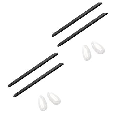Imagem de SAUCER Peças de nariz de substituição e kit de borracha para óculos de sol Oakley Tinfoil OO4083 - Preto + Preto