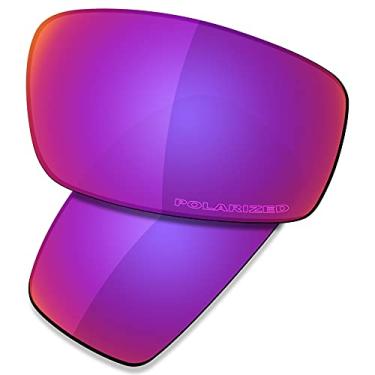 Imagem de SAUCER Lentes de substituição premium para óculos de sol Oakley Monster Pup High Defense – Sol da meia-noite polarizado