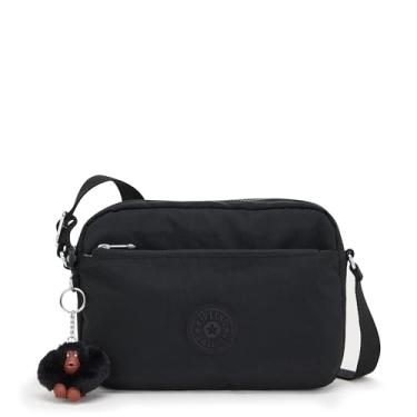 Imagem de Kipling Bolsa tiracolo feminina Damian Up, Tonal preto, 9.5''L x 6.75''H x 2''D
