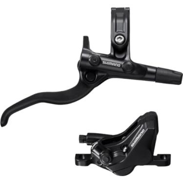 Imagem de SHIMANO Deore BL-M4100/BR-MT420 Freio a disco e alavanca – Traseiro, hidráulico, pastilhas de resina, cinza