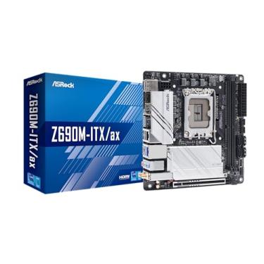 Imagem de ASRock Placa mãe Intel 12ª geração da CPU Intel LGA1700) compatível Z690 Mini-ITX Placa mãe Z690