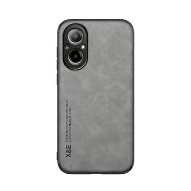 Imagem de Kepuch Silklike Capa para Oppo Realme C67 4G - Case Placa de Metal Embutida - Cinza