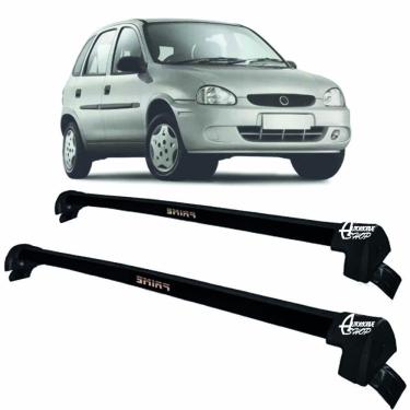 Imagem de Rack Teto Aluminio Prime Corsa 4Pts 94/ 99 Preto Pr120