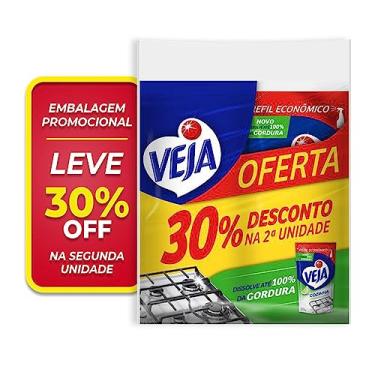 Imagem de Limpador Desengordurante Veja Cozinha Limão com 2 unidades de 400ml