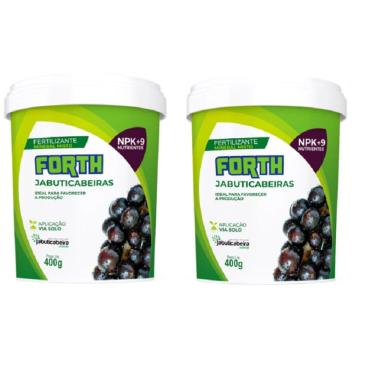 Imagem de Adubo para Jabuticabeiras Forth Jardim  - Kit 2 Embalagens de 400 g