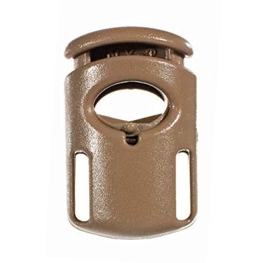 Imagem de Cordões de elipse para uso com corda de paraquedas, cordões, mochilas e mais – Diâmetro do orifício de 1/4 polegada – 5, 10, 25, 50, 100, 250, 500 ou 1.000 pacotes –, 10 Pack, Coyote Brown