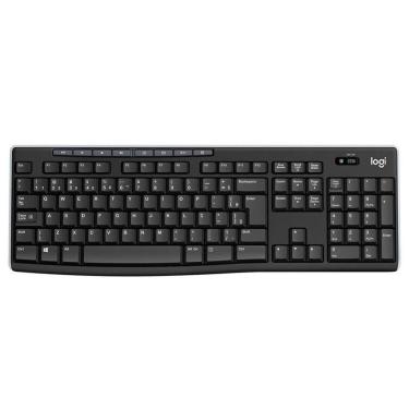 Imagem de Teclado Logitech K270, Wireless, Abnt2, Tecnologia Logitech Unifying, Preto - 920-004427