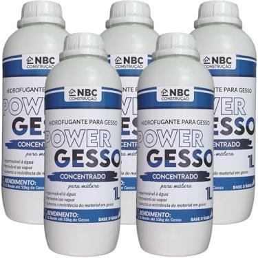 Imagem de Hidrofugante para Proteção Hidrostática Power Gesso 5L - Concentrado Para misturar na massa