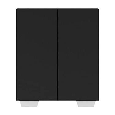 Imagem de Armário Lavanderia com 2 Portas Multimóveis Mp5023 Preto/branco