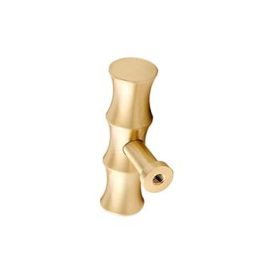 Imagem de Armário de bronze puxadores de gaveta de cozinha armário porta puxa alças Gold-1Pack, único furo