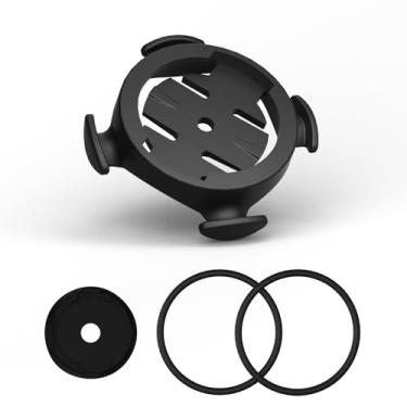 Imagem de CooSpo Base de montagem de computador de bicicleta, compatível com Garmin, Wahoo, XOSS, computador de bicicleta iGPSPORT, base adaptadora de montagem de computador de ciclismo de liberação rápida