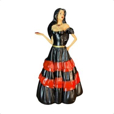 Imagem de Pomba Gira (P) Listrado (R) 24cm - Imagem Umbanda Candomble