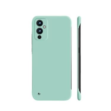 Imagem de Capa ultrafina sem moldura para PC para Oneplus 11 10 9 8 7 Pro 10T 5G 9R 8T 8 Ace Pro capa de telefone rígida fosca colorida, ciano claro, para OnePlus 9R