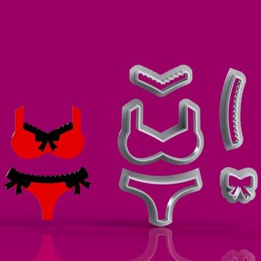 Imagem de Cortador Chá de Lingerie Lingerie Mod 1 Modular Tamanho 5cm