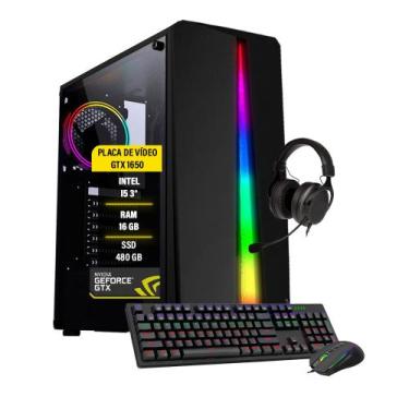 Imagem de Pc Gamer Darius i5 3º Geração GTX 1650 Memória 16Gb SSD 480Gb - AMORIM