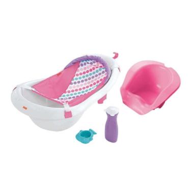 Imagem de Fisher-Price Banheira Deluxe 4 em 1 Rosa - Mattel