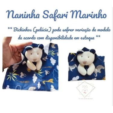 Imagem de Naninha Dupla Face com Pelúcia Bichinhos e Porta Chupeta Diversas Esta