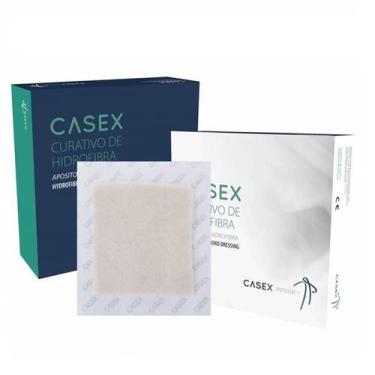 Imagem de Curativo de Hidrofibra com Prata Hydrocare AG 10x10 Casex - Casex Bras