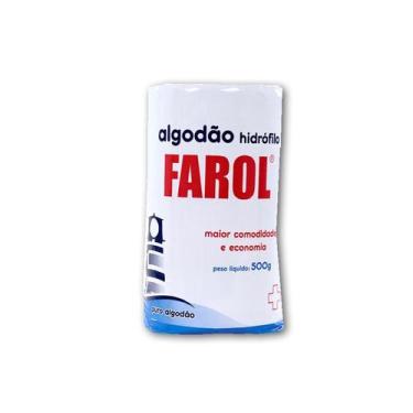 Imagem de Algodão Hidrófilo FAROL 500g rolo, Hidrófilo, rolo, 500g