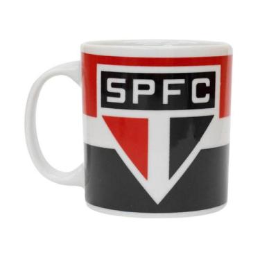 Imagem de Caneca De Porcelana São Paulo Fc 320Ml Licenciada - Mileno