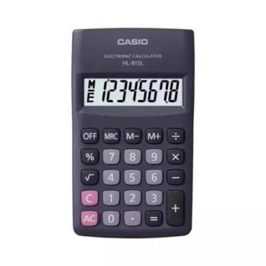 Imagem de Calculadora de Bolso 8 Dígitos Preta  HL - 815L - BK - Casio
