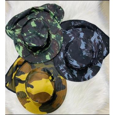 Imagem de Kit 03 Chapéu Pescador Australiano de Sol Infantil Com Protetor de Pes