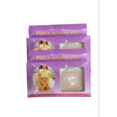Imagem de Kit 03 Pares Protetor Adesivo Mamilo Silicone Bico Do Peito Auréola Su