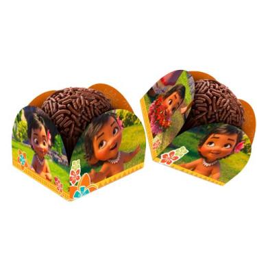 Imagem de 50 forminhas decoração Moana Baby festa aniversário Disney - Regina