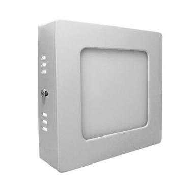 Imagem de Painel Led Sobrepor 6w 4000K Quadrado Opus