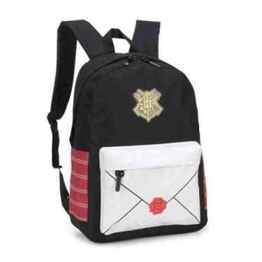 Imagem de Mochila Costas Harry Potter Carta Hogwarts Branca Original, Branco