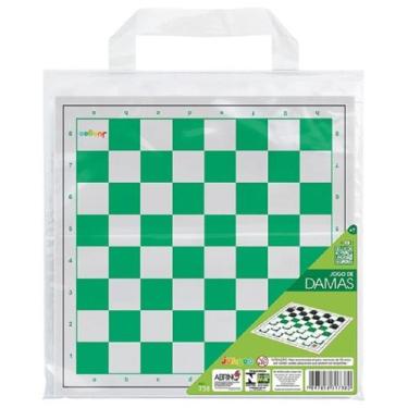 Imagem de Jogo De Damas De Madeira C/Sacola Junges