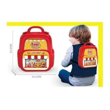 Imagem de Maleta Mochila Lanches Fast Food Chef(Cozinha) - Toy King