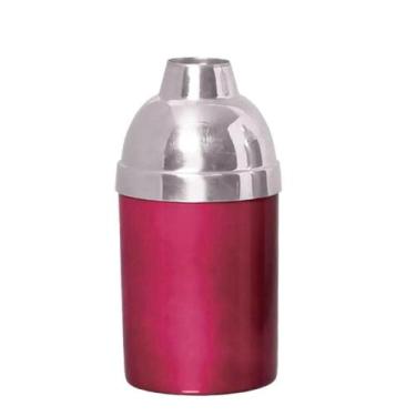 Imagem de Porta Garrafa de Cerveja em Alumínio e Isopor Térmico 300Ml - Vermelha