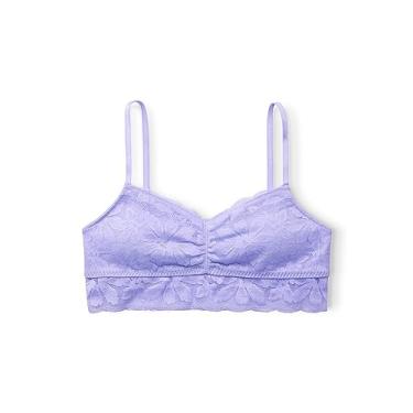 Imagem de Happy Nation Sutiã longo de renda para meninas, Roxo puro, G