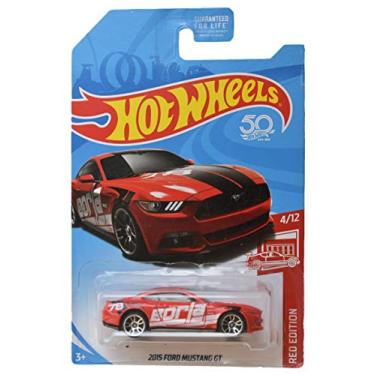 Imagem de Hot Wheels Red Edition 4/12 [red] 2015 Ford Mustang GT 50th Anniversary Card