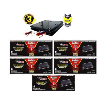 Imagem de Kit 5 Caixa Armadilhas De Baratas Mortein Pró Total 35 Iscas