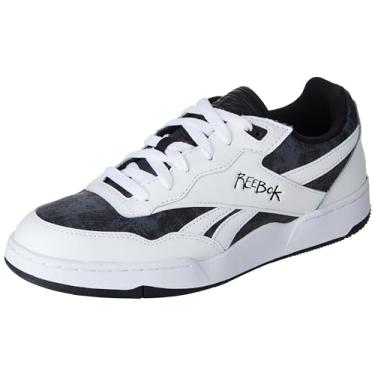 Imagem de Reebok Tênis infantil unissex Bb4000 Ii, Calçado branco/preto/calçado branco, 44