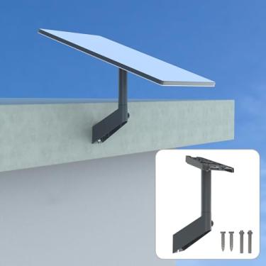 Imagem de Koroao Suporte de parede ajustável Starlink, para montagem em mastro, suporte de teto, suporte de parede curto, compatível com Starlink Gen 3/Mini suporte de poste e acessórios de kit de montagem