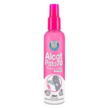 Imagem de Álcool Gel Alcat Pata70 em Spray para Pets - 200 mL - CatMyPet