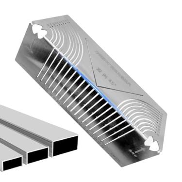 Imagem de Ferramenta de marcação de ângulo e de precisão, régua de marcação de ângulo e | Régua paralela de construção em aço inoxidável - Ângulo reto, ferramenta de desenho paralelo multifuncional ergonômico p
