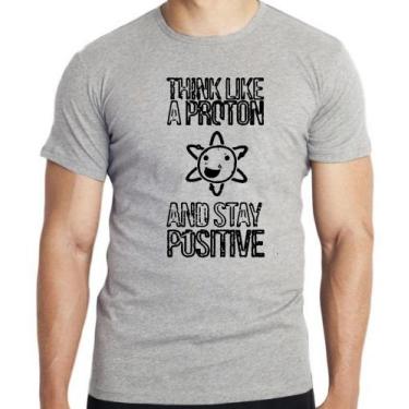 Imagem de Camiseta Think like Proton  Blusa criança infantil juvenil adulto cami