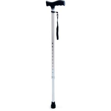 Imagem de Bengala T Bastão com Altura Regulável até 90 Kg D8 Dellamed