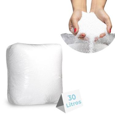 Imagem de Isopor Bolinha (Pérola) Para Artesanato e Enchimento 30 LTS