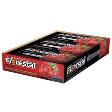 Imagem de Chiclete Morango Com 15 Unidades Sem Açúcar - Florestal - FLOPI