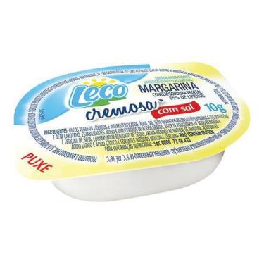 Imagem de Margarina Com Sal Leco Cremosa Blister  10g Cx 192 Un